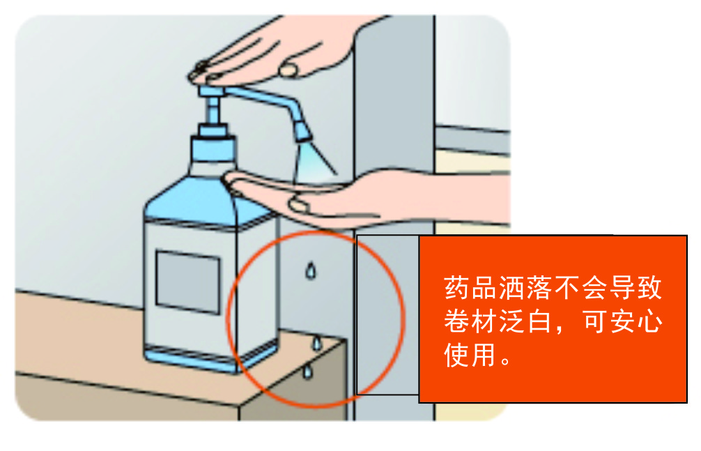 拥有令人安心的抗菌及耐药品性能
